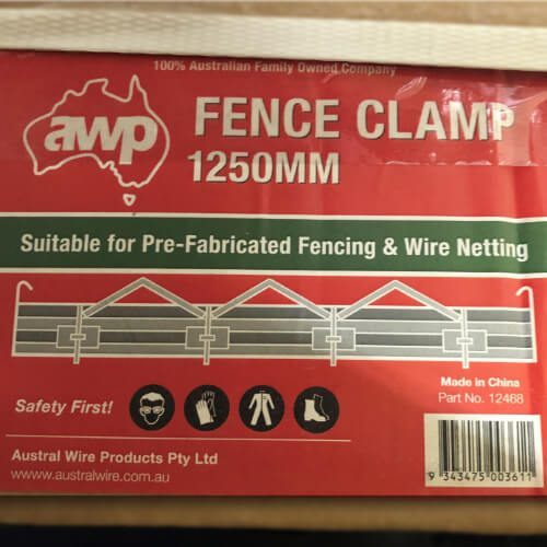 1250mm WIRE NETTING Clamp $120